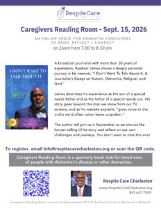Flyer for Caregiver Reading room on September 15.