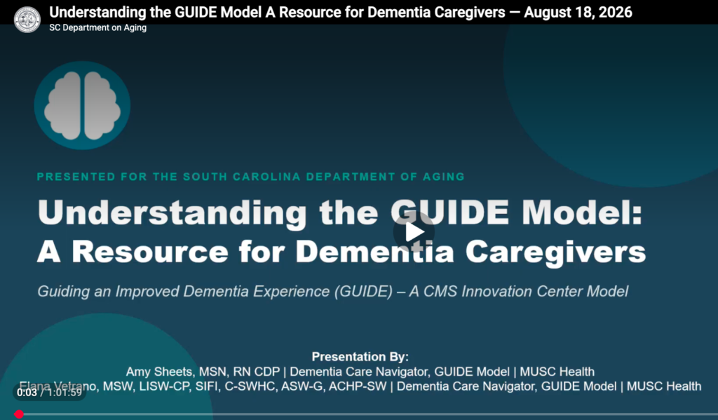 Powerpoint presentation on understanding the GUIDE model